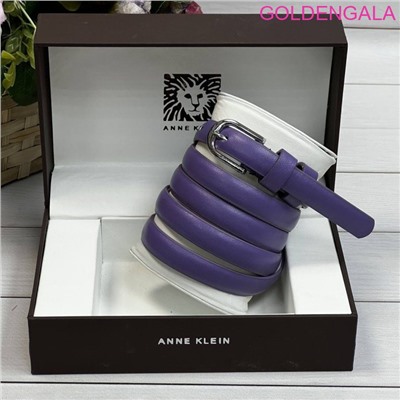 Ремень женский из экокожи 1,5х115 см Р 13 сиреневый