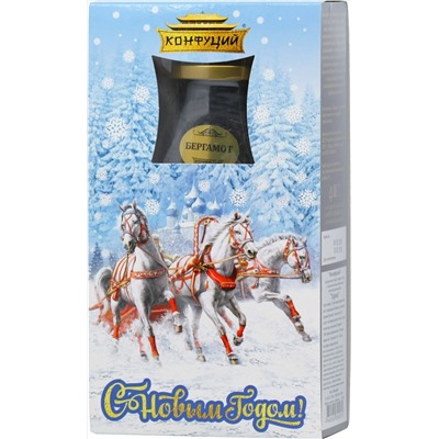 Конфуций. Новый год. Набор Чайная пара. Удача 105 гр. карт.упаковка