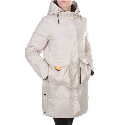 8188 BEIGE Пальто демисезонное женское Cloud Lag Cat (100 гр. синтепон)