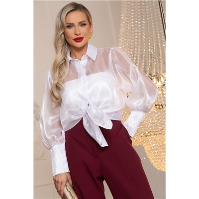 Блуза Вернисаж (белая) Б14318-33М