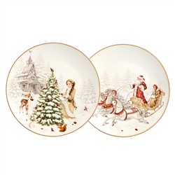 НАБОР ТАРЕЛОК ЗАКУСОЧНЫХ LEFARD "МОРОЗКО" 4 ШТ. 20,5 СМ (КОР=6НАБ.)