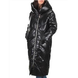 22-185 BLACK Пальто зимнее женское (200 гр. холлофайбер)