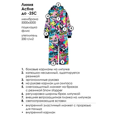 Комбинезон зимний для девочки