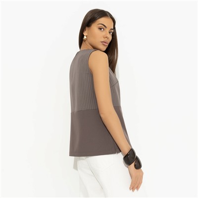 Блуза свободной посадки, Кейт Мосс отдыхает (brown)