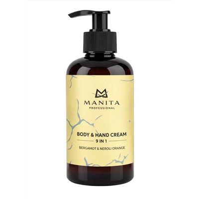 Manita Professional Парфюмированный крем для рук и тела / Bergamot, Neroli, Orange, 300 мл