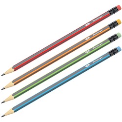 Карандаш ч/гр HB деревянный с резинкой Berlingo "Triangle"  трехгран BP00800/72/Китай Подробнее