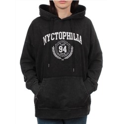 T312 BLACK Худи женское (90% хлопок, 10% полиэстер)