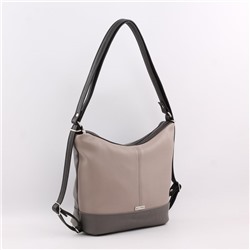 Сумка 1059 мульти бельгийский шоколад РЮКЗАК-"ТРАНСФОРМЕР"