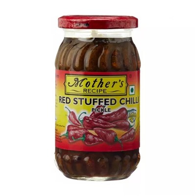 Пикуль с красным Чили (400 г), Stuffed Red Chili Pickle, произв. Mother's Recipe
