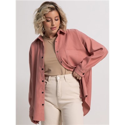 Рубашка Загадочная девушка (пыльная роза) Б15170-4М