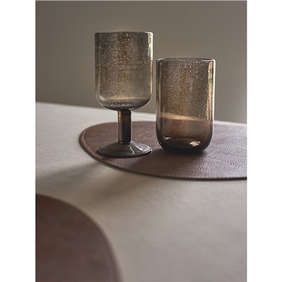 Набор из 4-х двухсторонних сервировочных салфеток Drop, 33х41 см, синий/коричневый