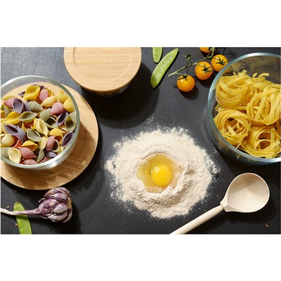 Контейнер для запекания и хранения Eco Store с крышкой из бамбука, 950 мл