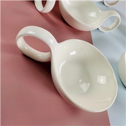 181-214 Набор из 6 розеток  BIANCO в под.уп.(х16)Фарфор