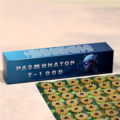 Аппликатор Кузнецова "Разминатор Т-1000", 70 колючек, плёнка, 23×32 см