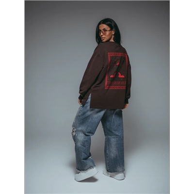 Свитшот Русь шоколад Лт