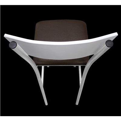 Стул барный SHT-S102
                        сереб. / espresso / белая шагрень гл.