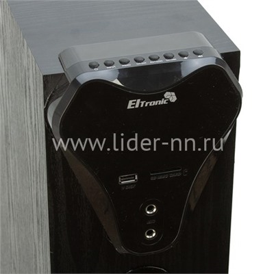 Колонка 10" (20-80 HOME SOUND) динамик 8шт/2х10"; 4х4"; 2х1.5" комплект 2 колонки ELTRONIC (черная)