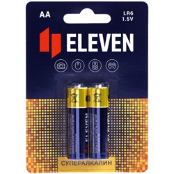 Батарейка Eleven SUPER AA (LR6) алкалиновая, BC2