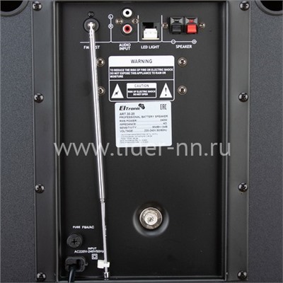 Колонка 12" (30-20 CRAZY BOX) динамик 4шт/12" комплект 2 колонки ElTRONIC