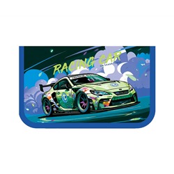 Пенал 1 отделение, 190*115 ArtSpace "Racing", ламинированный картон, софт-тач