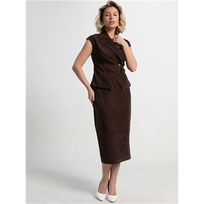 Юбка Ялта (шоколадная) Ю15361-10М