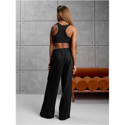 Брюки "Диагональ" Черный  Детский