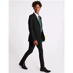 Boys' Slim Fit School Blazer (9-16 Yrs)