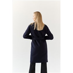 Пальто женское демисезонное 20990  (синий)