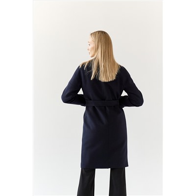 Пальто женское демисезонное 20990  (синий)