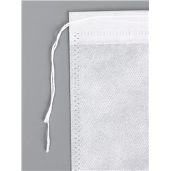 Фильтр-пакет, мешочек с завязками для запарки, 15×20 см