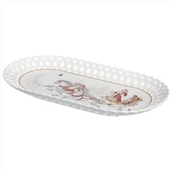 БЛЮДО LEFARD "МОРОЗКО" 35,5 СМ ОВАЛЬНОЕ (КОР=12ШТ.)