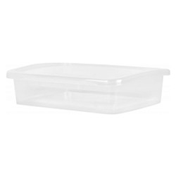 Ящик для хранения Keeplex Laconic 5 л, 37х27,4х9,5 см KL250111999 прозрачный кристалл