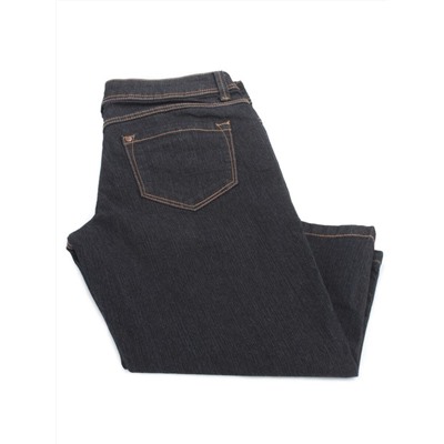 9163 DK. BLUE Джинсы капри женские