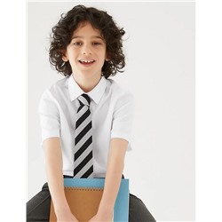 3pk Boys' Longer Length Easy Iron School Shirts (4-18 Yrs)
