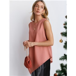 Удлиненный топ из плотного лиоцелла