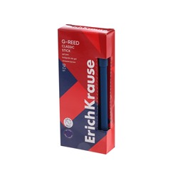 Ручка гелевая ErichKrause G-Reed Stick Classic, 0.38 мм, синяя