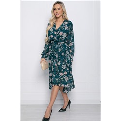 Платье "Весеннее настроение" (изумруд) П10182