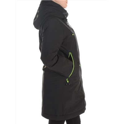 0829 BLACK Куртка демисезонная женская RikA (150 гр.синтепона)