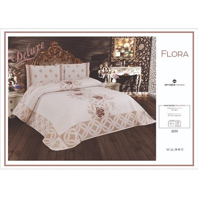 Жаккардовое Покрывало 240x260 см с 2-мя Наволочками 50x70 см Delux Seri - My Bed