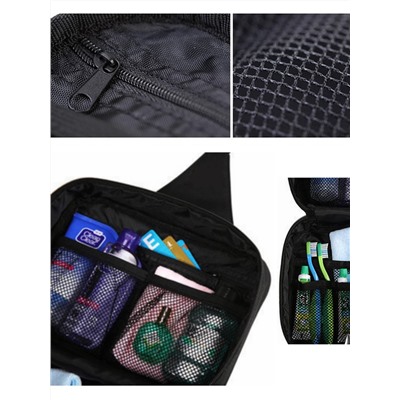 Sunflower Дорожная водонепроницаемая косметичка с крючком Travel 4, черный