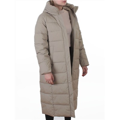 2338 LT. GREEN (OLIVE) Пальто зимнее женское (200 гр. холлофайбер)