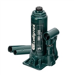 Домкрат гидравлический бутылочный, 3 т, 180-320 мм, в пласт. кейсе Сибртех