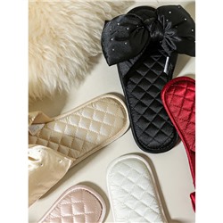 Тапочки «Блеск» бежевые