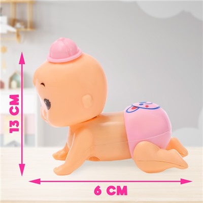 Заводная игрушка «Пупсик», МИКС