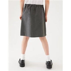 Girls' Permanent Pleats School Skirt (2-16 Yrs)