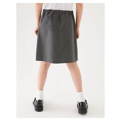 Girls' Permanent Pleats School Skirt (2-16 Yrs)