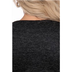 Платье "Путь к мечте" (черный меланж) П8458