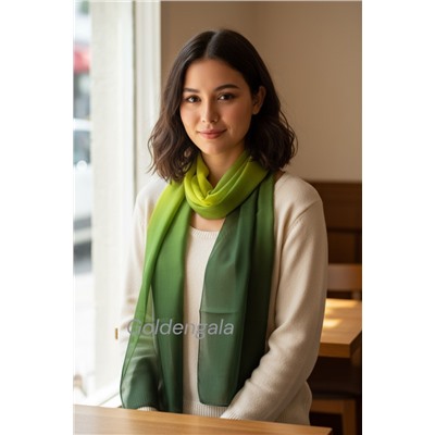 Шарф шифоновый Радуга Арт 0978/2