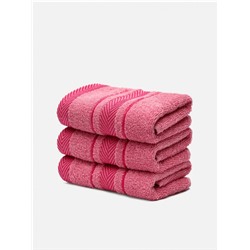 Комплект полотенец 3 шт 50*90 Рейв Розовый