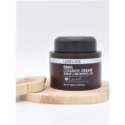 Lebelage Крем для лица с керамидами и муцином улитки / Snail Ceramide Cream, 100 мл